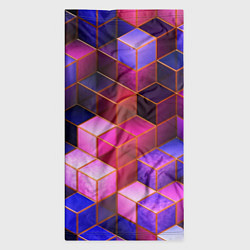 Бандана-труба Цветные кубики, цвет: 3D-принт — фото 2
