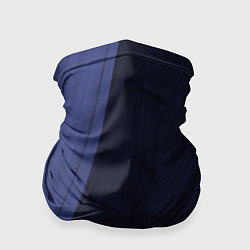 Бандана-труба Синие и тёмные полосы, цвет: 3D-принт