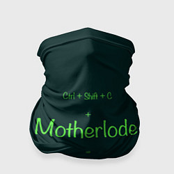 Бандана-труба Чит-код motherlode, цвет: 3D-принт