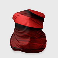 Бандана-труба Шероховатая красно-черная текстура, цвет: 3D-принт