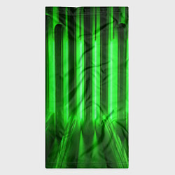 Бандана-труба Зеленые неоновый световой фон, цвет: 3D-принт — фото 2