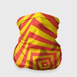 Бандана-труба Оптическая иллюзия вглубь, цвет: 3D-принт