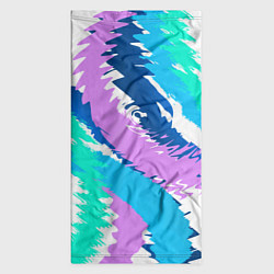Бандана-труба Абстрактный рисунок неоновых тонов, цвет: 3D-принт — фото 2