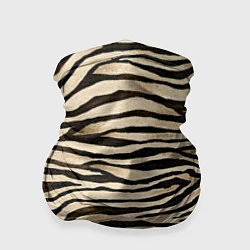 Бандана-труба Шкура зебры и белого тигра, цвет: 3D-принт