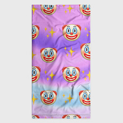 Бандана-труба Узор с Клоунами, цвет: 3D-принт — фото 2