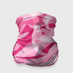 Бандана-труба Камуфляж в розовом, цвет: 3D-принт