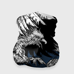 Бандана-труба Орёл против змеи, цвет: 3D-принт