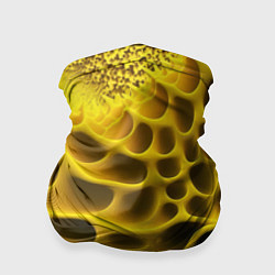 Бандана-труба Yellow background, цвет: 3D-принт