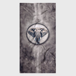 Бандана-труба Слон с хоботом, цвет: 3D-принт — фото 2