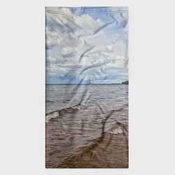 Бандана-труба Волны на Ладожском озере, цвет: 3D-принт — фото 2