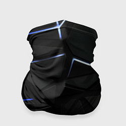 Бандана-труба Black texture neon line, цвет: 3D-принт