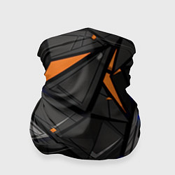 Бандана-труба Orange black style, цвет: 3D-принт