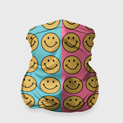 Бандана-труба Smiley, цвет: 3D-принт