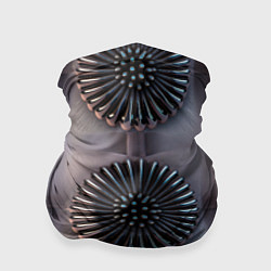 Бандана-труба Узор из жидкого металла, цвет: 3D-принт
