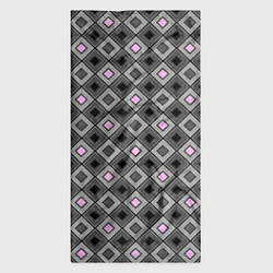 Бандана-труба Серо - розовый геометрический узор, цвет: 3D-принт — фото 2