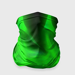 Бандана-труба Black green abstract, цвет: 3D-принт