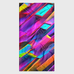 Бандана-труба Неоновые разноцветные пластины, цвет: 3D-принт — фото 2
