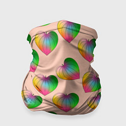 Бандана-труба Цветной листик, цвет: 3D-принт