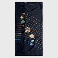 Бандана-труба Парад планет 2024, цвет: 3D-принт — фото 2