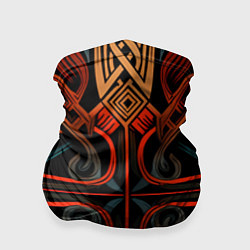 Бандана-труба Орнамент в скандинавском стиле, цвет: 3D-принт