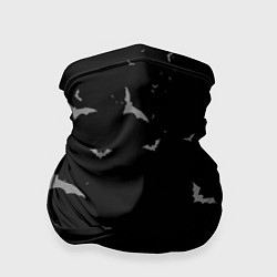 Бандана-труба Летучие мыши на черном небе, цвет: 3D-принт