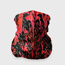Бандана-труба Демонический доспех красный, цвет: 3D-принт