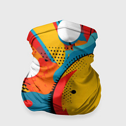 Бандана-труба Поп-арт абстракция, цвет: 3D-принт