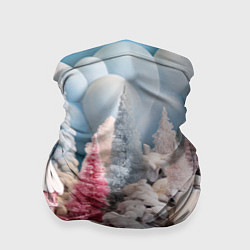 Бандана Рождественские огни на деревьях