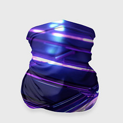 Бандана Фиолетовые неоновые плиты