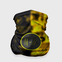 Бандана-труба Twenty one pilots yellow music, цвет: 3D-принт