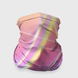Бандана-труба Хаотичные неоновые линии, цвет: 3D-принт