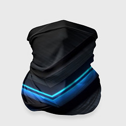 Бандана-труба Голубая абстракция, цвет: 3D-принт