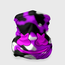 Бандана-труба Marshmello camo, цвет: 3D-принт