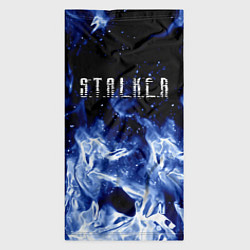 Бандана-труба Stalker огненный синий стиль, цвет: 3D-принт — фото 2