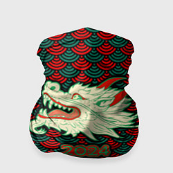 Бандана-труба Веселящаяся драконья голова, цвет: 3D-принт