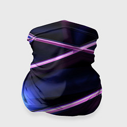 Бандана Фиолетовая геометрическая абстракция