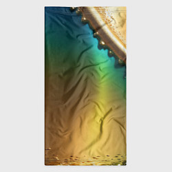 Бандана-труба Радужный градиент с накидкой, цвет: 3D-принт — фото 2
