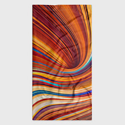 Бандана-труба Цветные волны - нейросеть, цвет: 3D-принт — фото 2