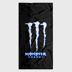 Бандана-труба Monster energy голубой, цвет: 3D-принт — фото 2