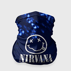 Бандана-труба Nirvana рок краски, цвет: 3D-принт