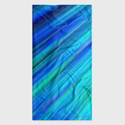 Бандана-труба Неоновые синие лучи, цвет: 3D-принт — фото 2