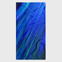 Бандана-труба Неоновые синии линии, цвет: 3D-принт — фото 2