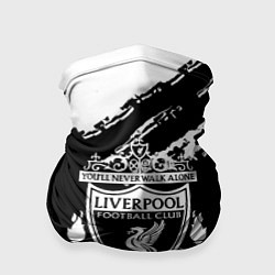 Бандана-труба Liverpool белые краски текстура, цвет: 3D-принт