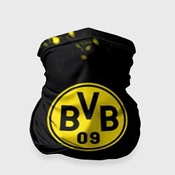 Бандана-труба Borussia краски жёлтые, цвет: 3D-принт
