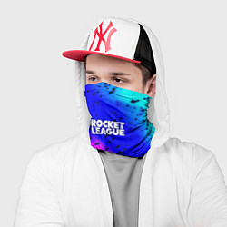 Бандана-труба Rocket League neon game, цвет: 3D-принт — фото 2