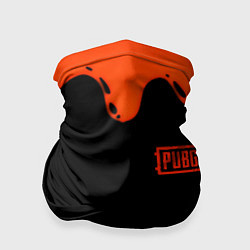 Бандана-труба PUBG orange splash, цвет: 3D-принт