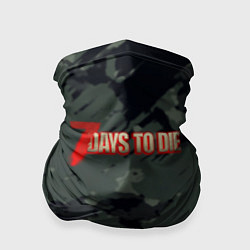 Бандана-труба 7 days to die милитари, цвет: 3D-принт