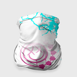 Бандана-труба Blink 182 неоновые краски, цвет: 3D-принт
