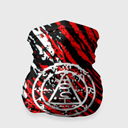 Бандана Silent hill краски белые и красные штрихи