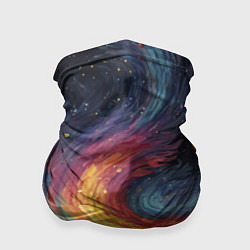 Бандана-труба Звездный вихрь абстрактная живопись, цвет: 3D-принт